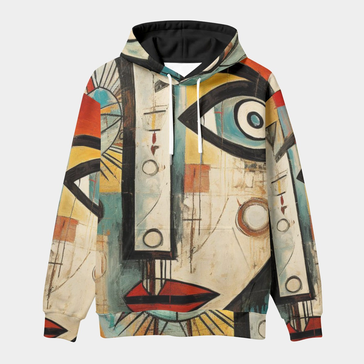 All-Over Print Men's Thicken Pullover Hoodie