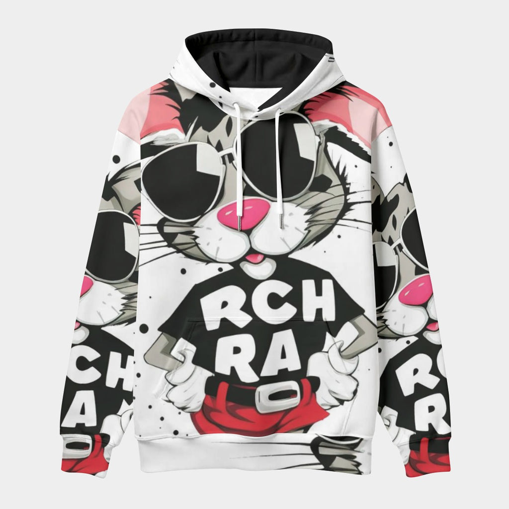All-Over Print Men's Thicken Pullover Hoodie