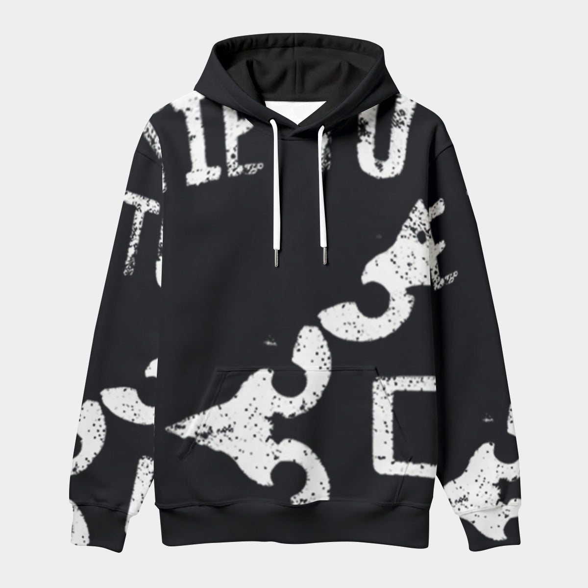 All-Over Print Men's Thicken Pullover Hoodie